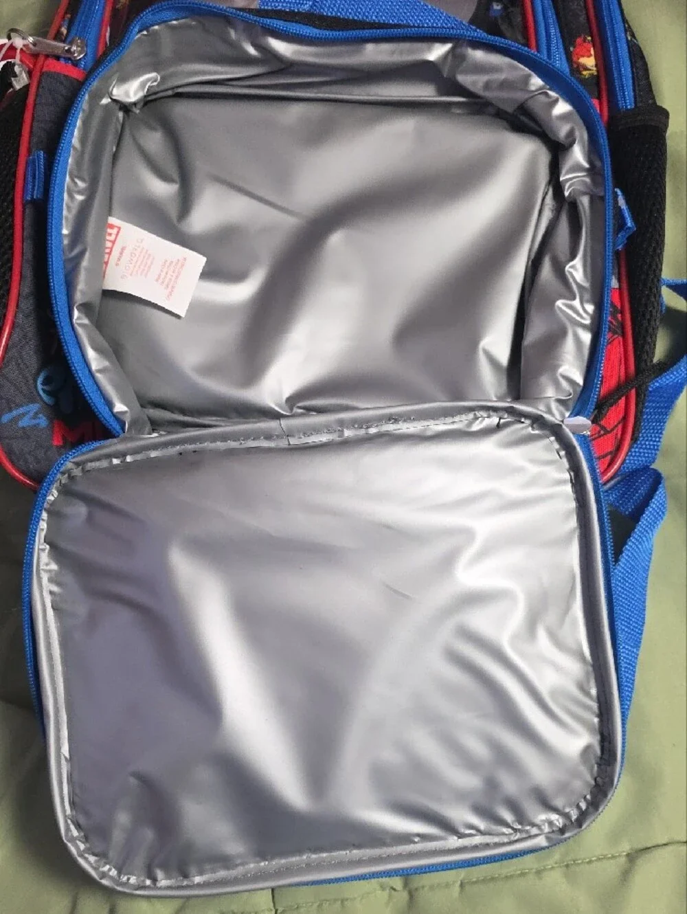 Marvel Black Backpack Set with Lunch kit, Headphones & Water Bottle